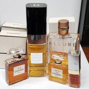 CHANEL 5 Pieces Perfume New and Used 291-081525